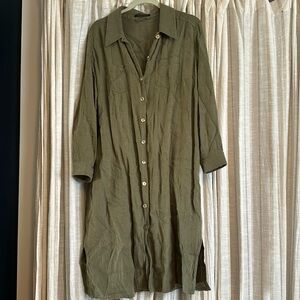 Windsmoor 100% Linen Longline Blouse